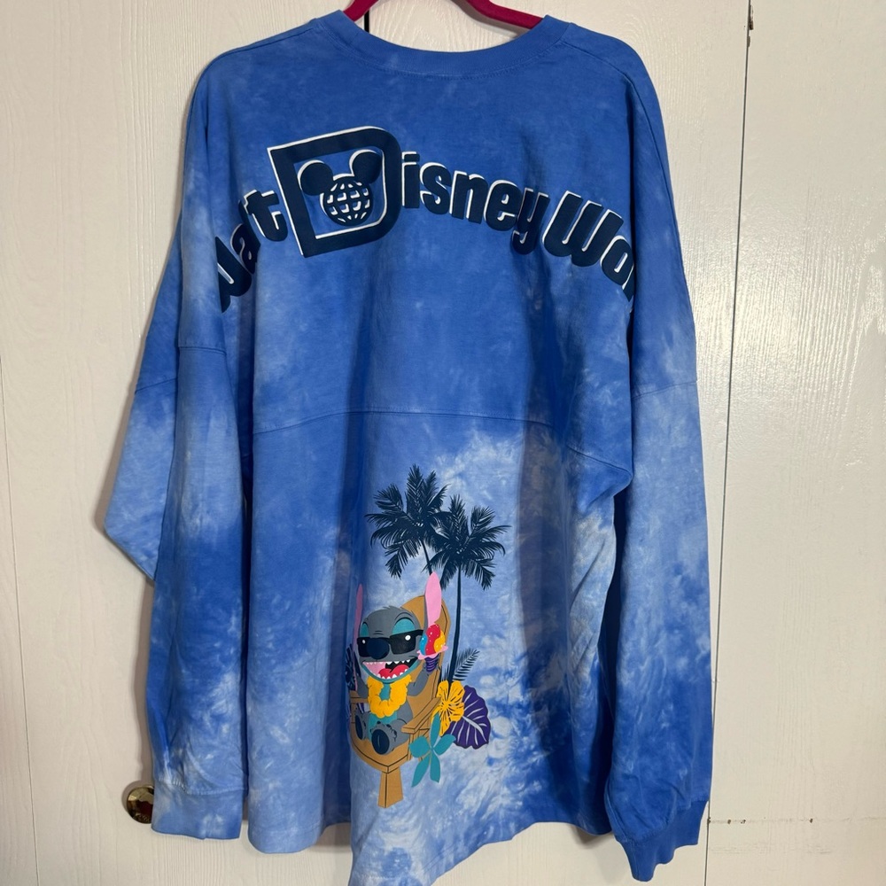 NWT. Disney Stitch Spirit Jersey 2X. Stitch Tie-Dye Hawaiian adventure.